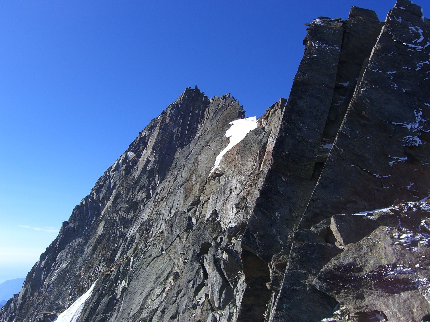 Weissmies-arête N-déchiqueté