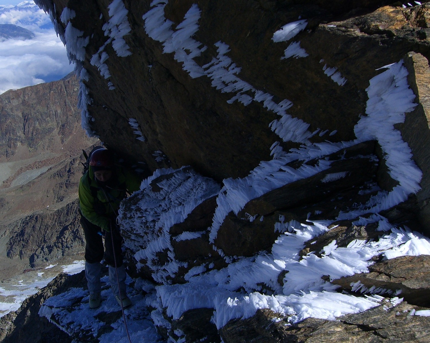Weissmies-arête N-givré