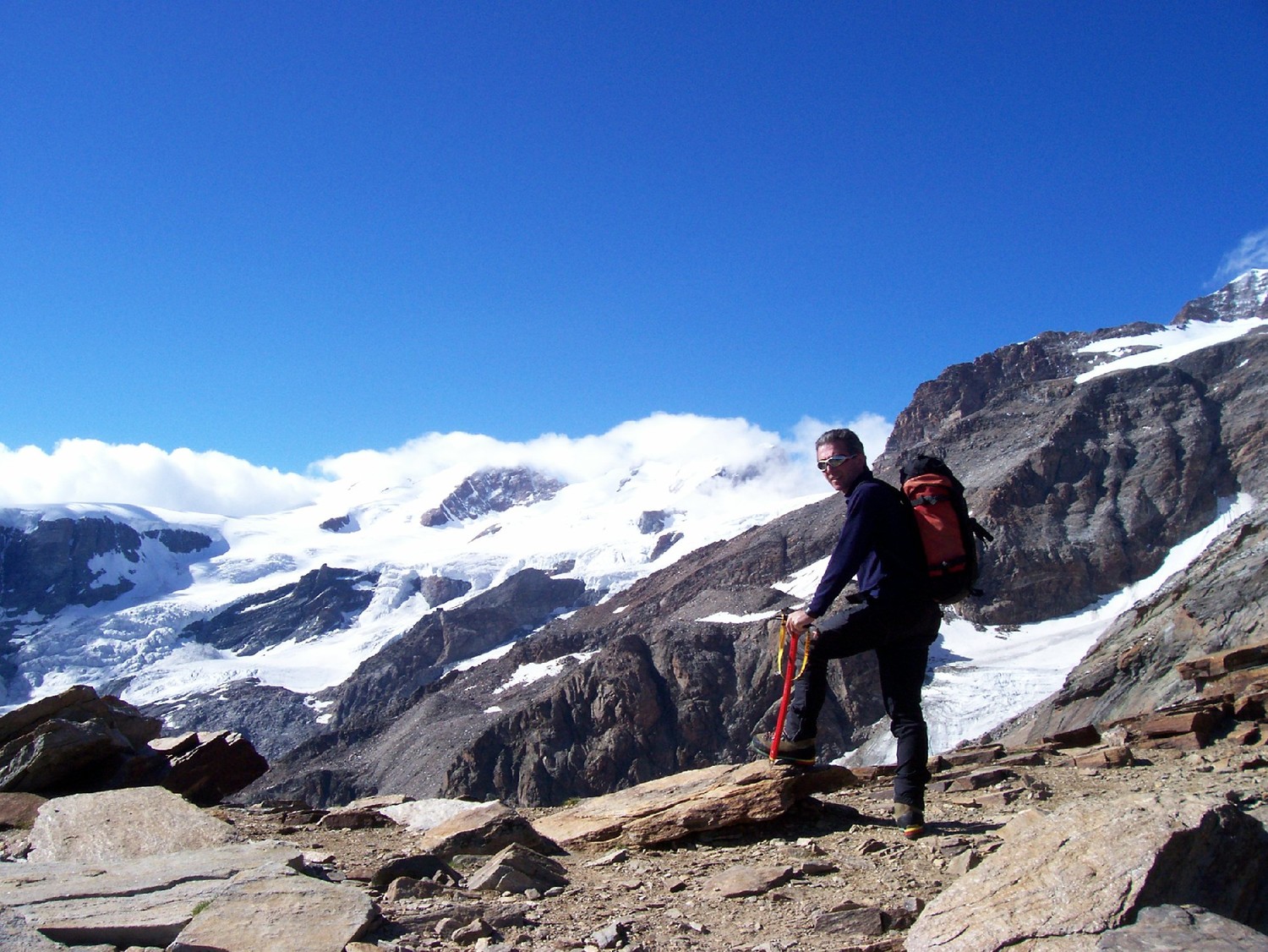 Giuse in versione alpinista