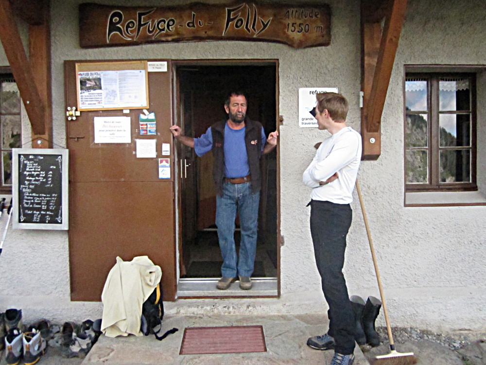Bon accueil au refuge du Folly