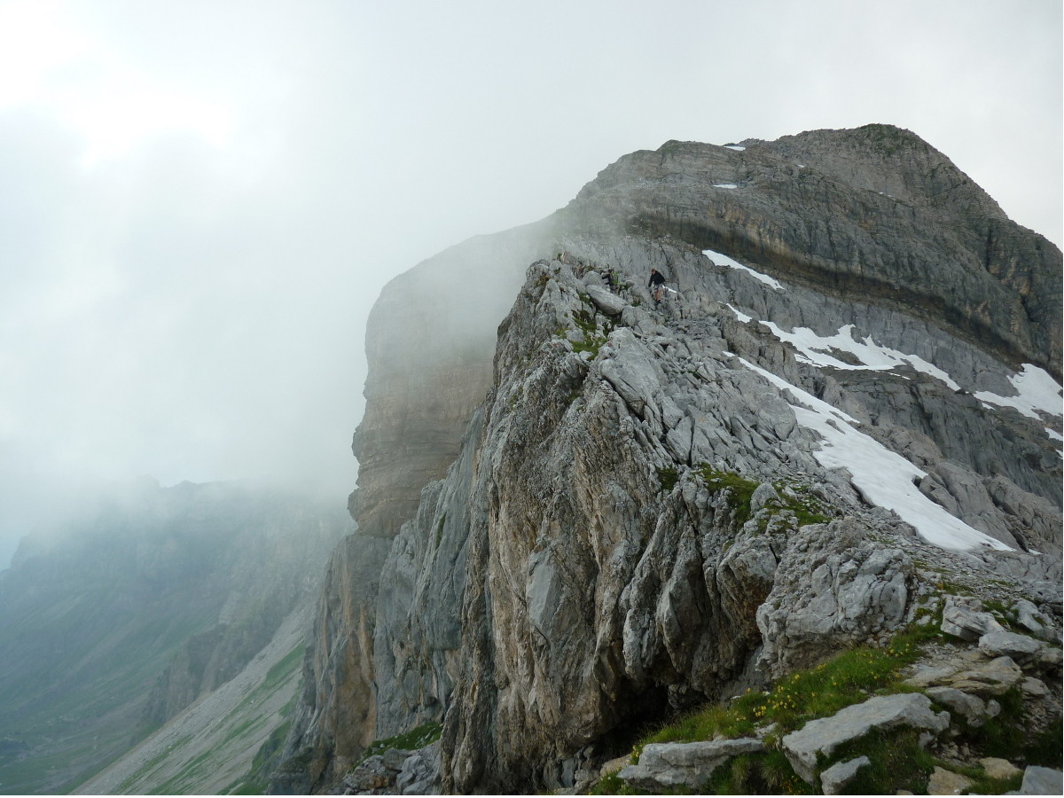 En descendant vers la Pointe de Bellegarde