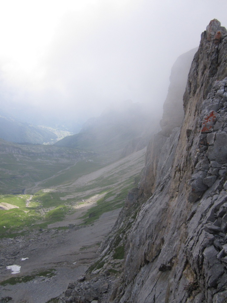 L'arête versant Salvadon