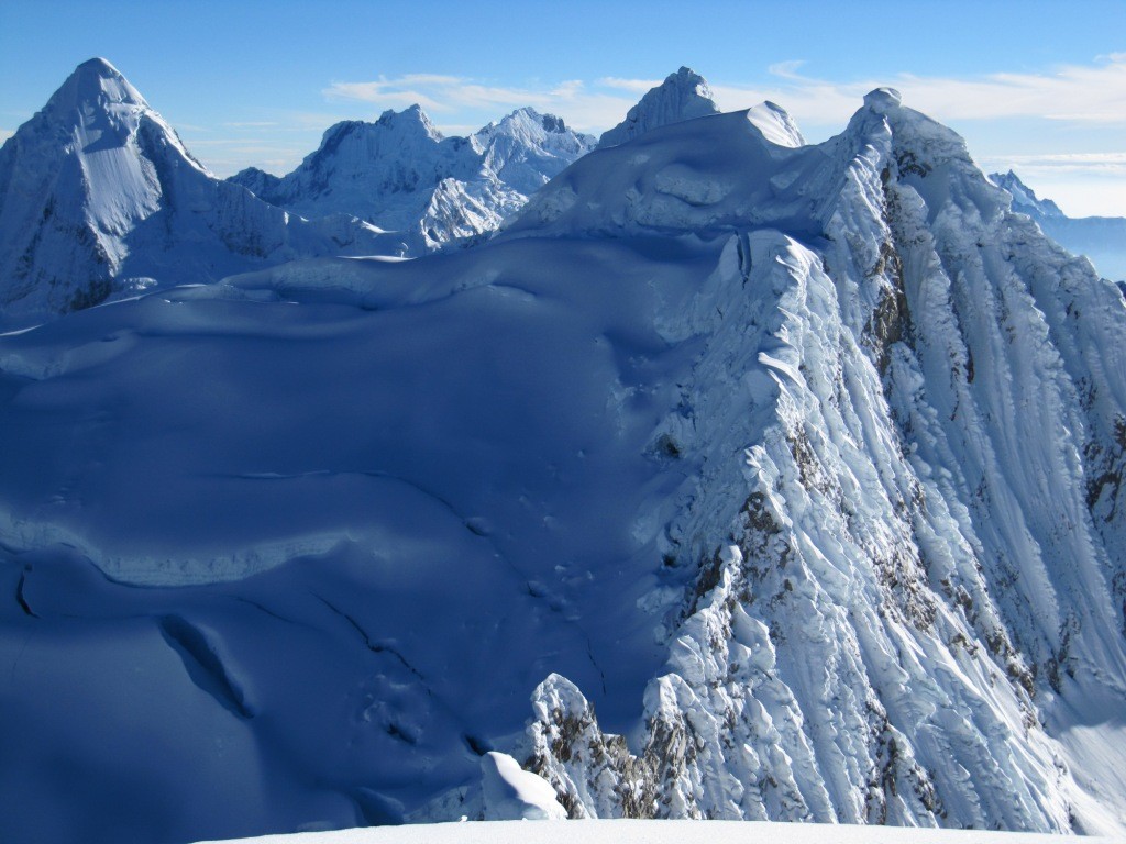 vue du sommet du Pisco