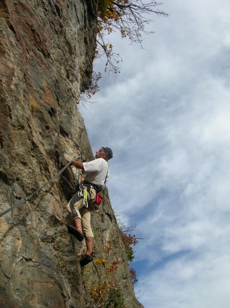 Rocca di Lities - sul 1° tiro di 'come sono togo'
