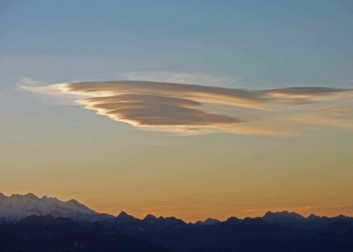 Mt Rose et nuage