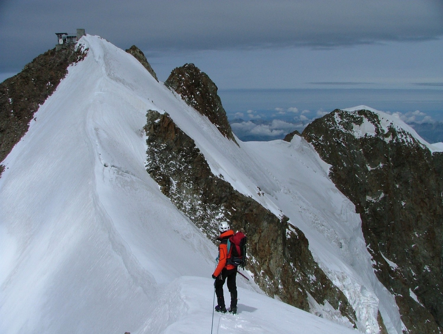 Tré la Tête, de l'aiguille E à l'aiguille centrale SE
