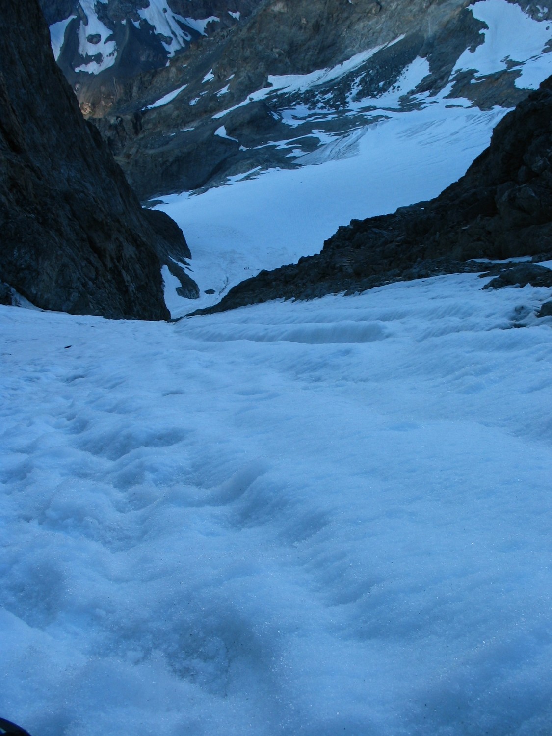 Vue du haut de couloir... fin a 45deg environ!
