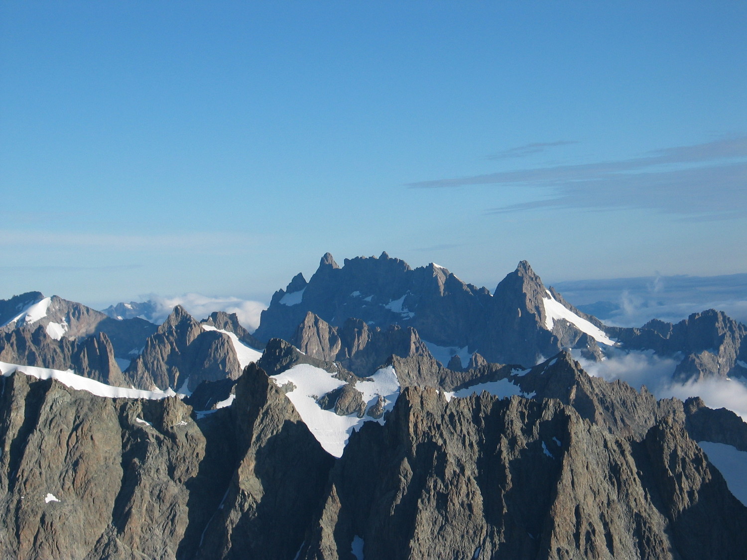Vue sur la meije