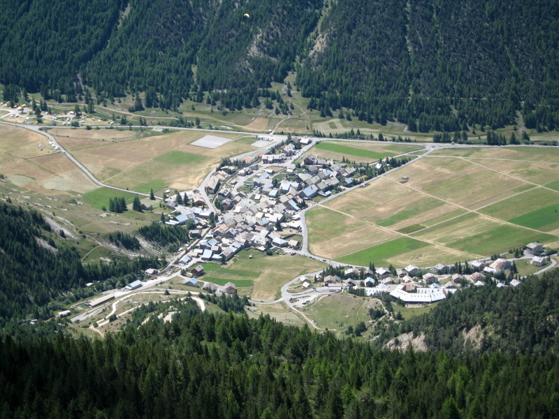 Ceillac depuis la Crête des Chambrettes