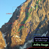 Barre des Ecrins, face SE