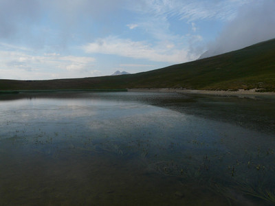Lac Chavillon et le col des Thures Lac Chavillon et le col des Thures
