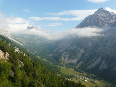 La Vallée Etroite depuis le col des Thures