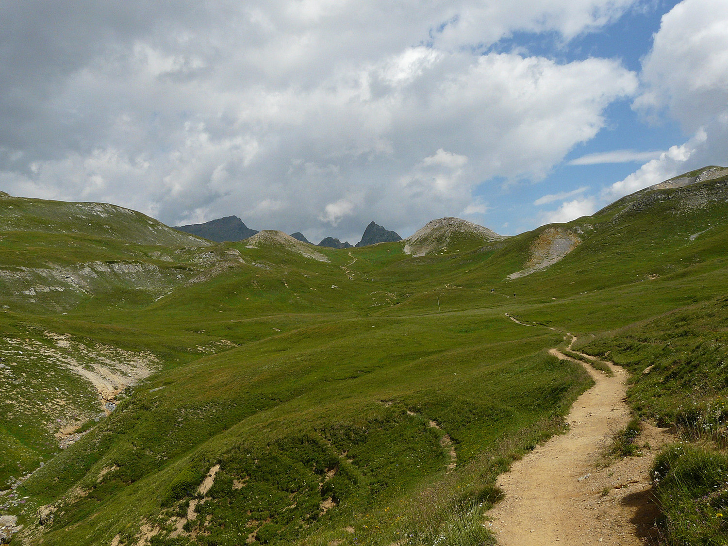 Le col de la Vallée Etroite... au bout du chemin.