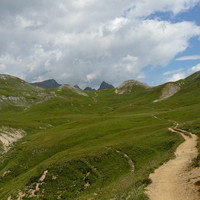 Le col de la Vallée Etroite... au bout du chemin.