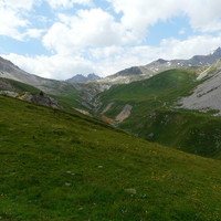 Col de la Vallée Etroite versant Maurienne