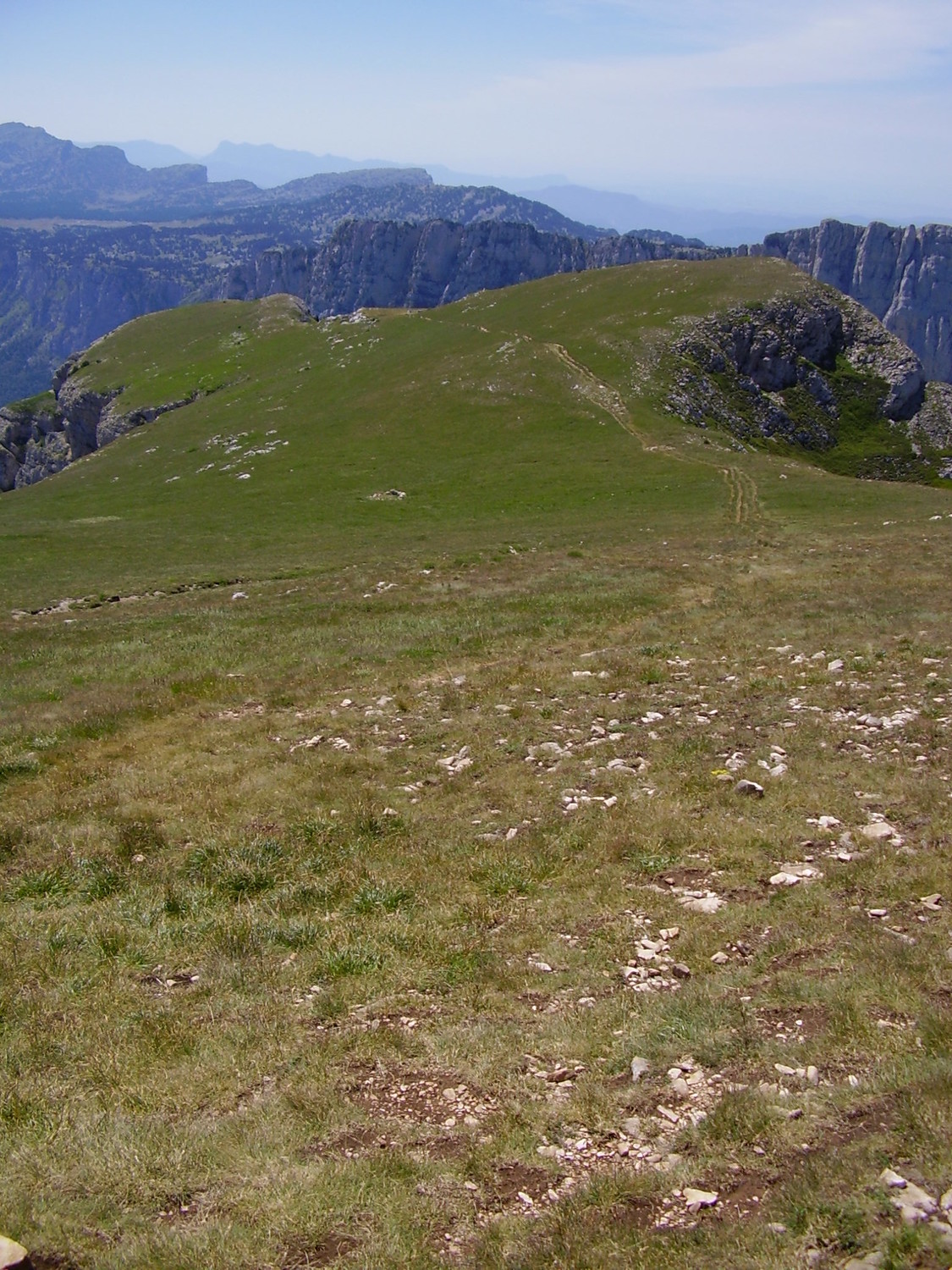 le mythique plateau sommital