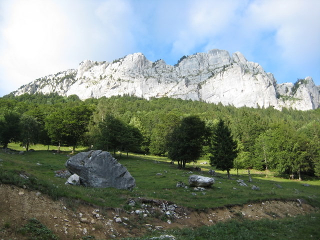 Roc des Boeufs côté descente