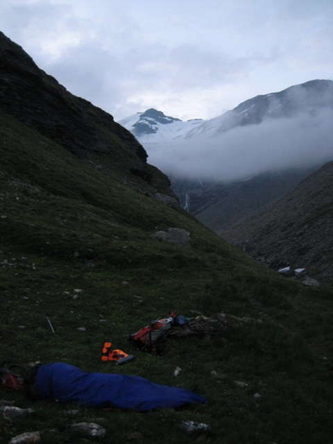 Bivouac au petit matin
