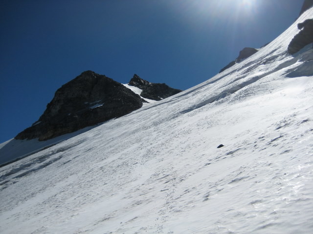 La traversée vers le col