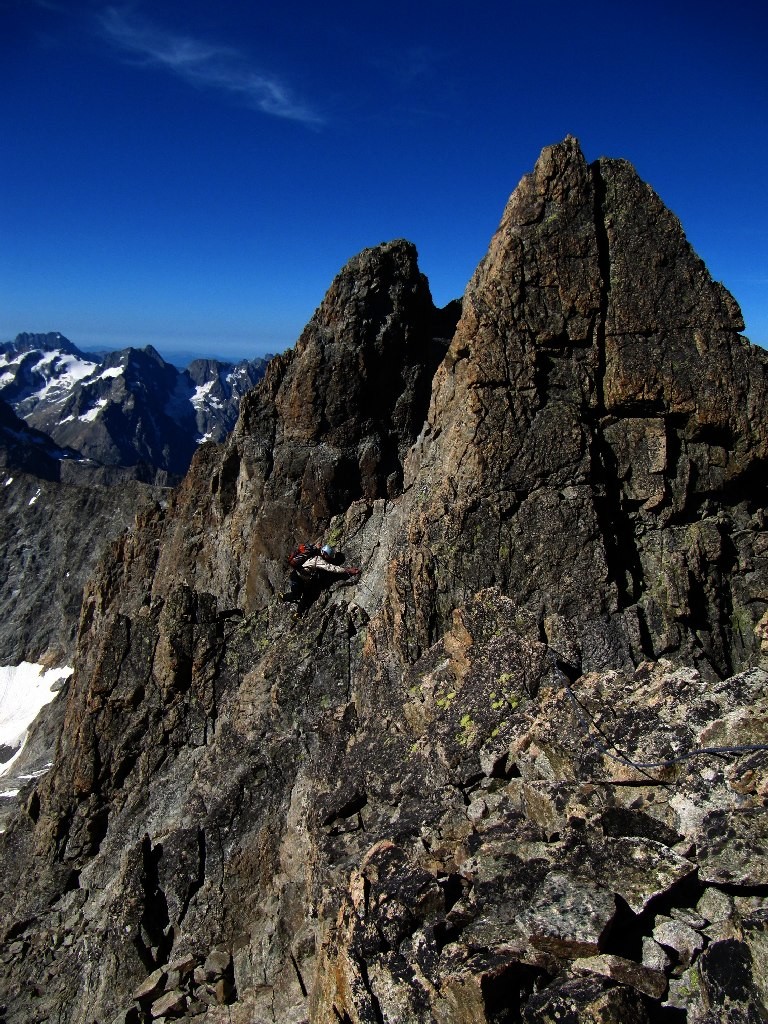 Gendarme sur l'Arête S de la Grande Ruine