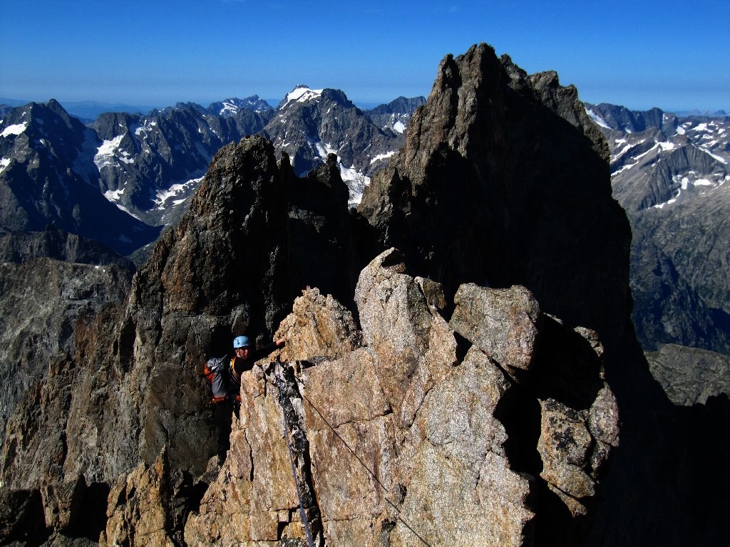 Les dernières difficultés de l'arête
