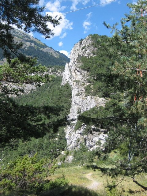 Accès au secteur du bas depuis le Fort Charles-Félix