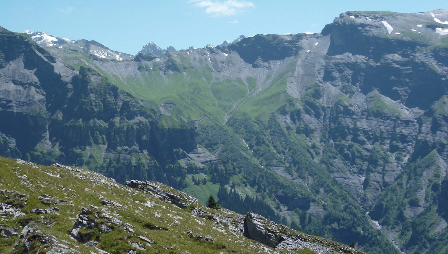 Les Beaux Près vu depuis les Frettes du Grenier