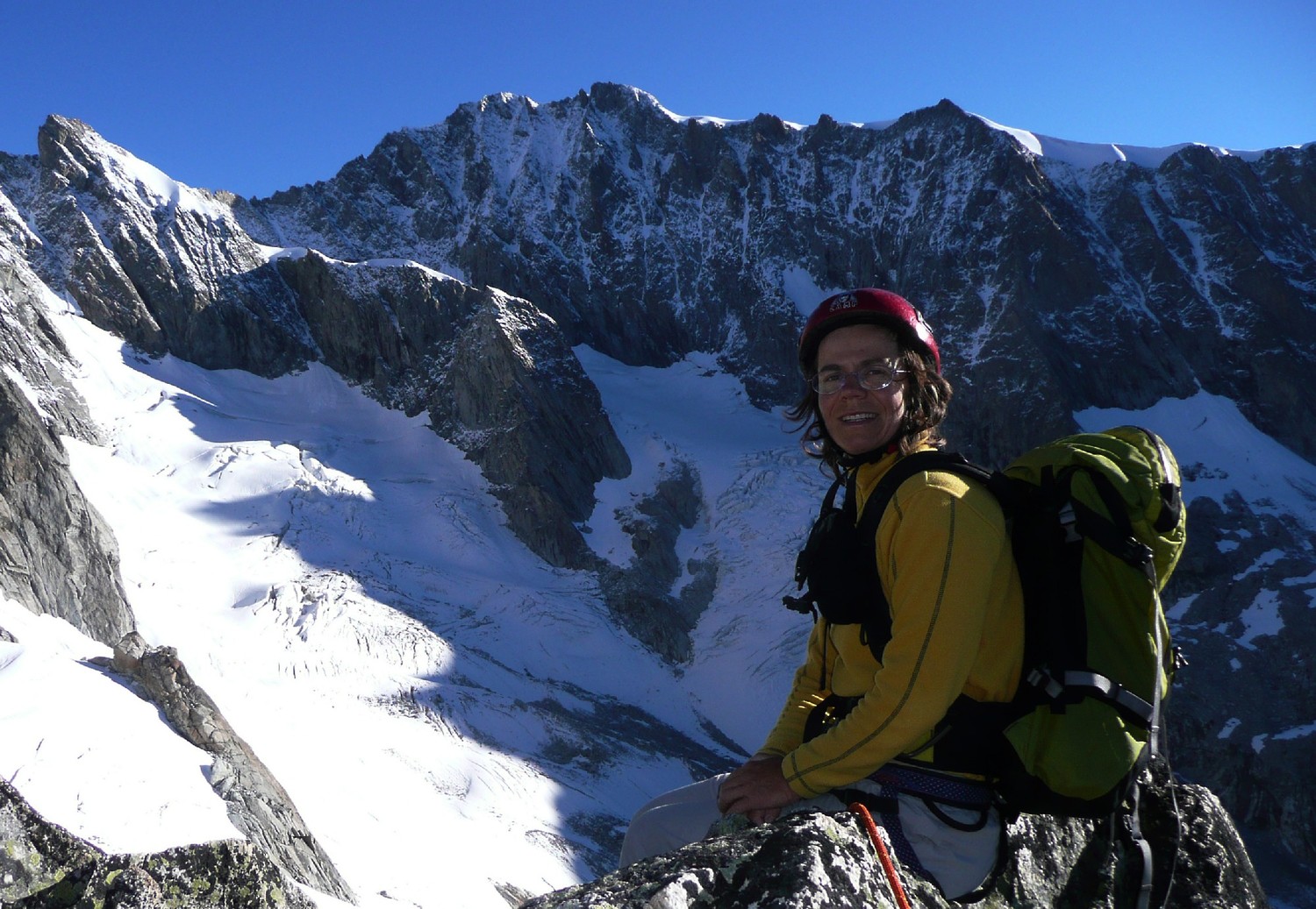 Lötschentaler Breithorn vu de l'arête SE du Jägihorn