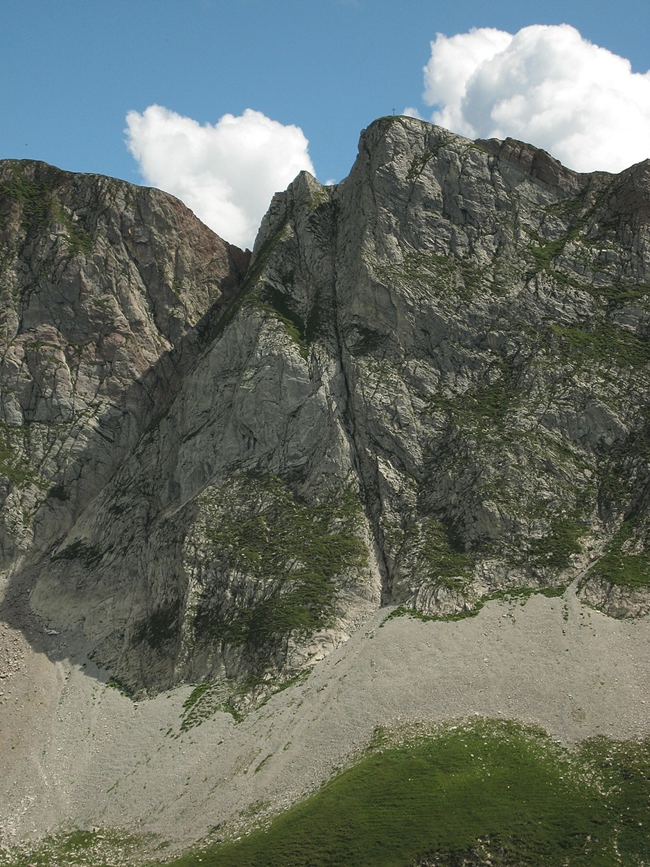 face N du Schafberg (au-dessus de Jaun)