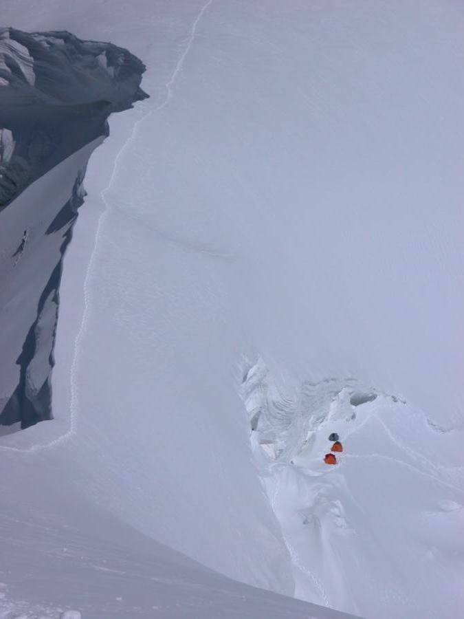 le camp 3 sous le col 5800