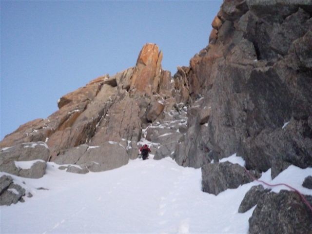 vers la cheminée