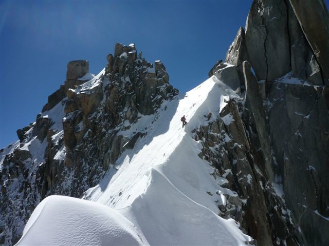 col Armand Charlet, L'aig. du Jardin est derrière.