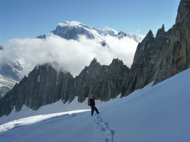 retour sur le glacier