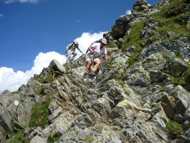 l'ambiance de la descente