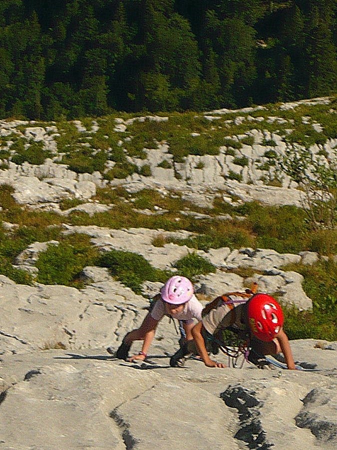 Dans le milieu des dalles