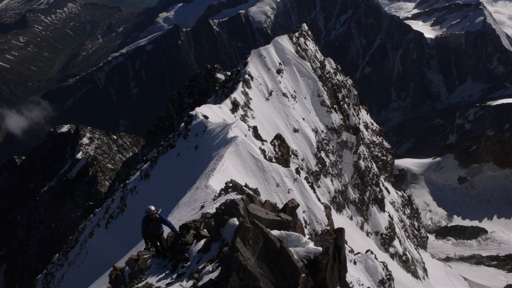 Peu avant le Mont Blanc de Courmayeur