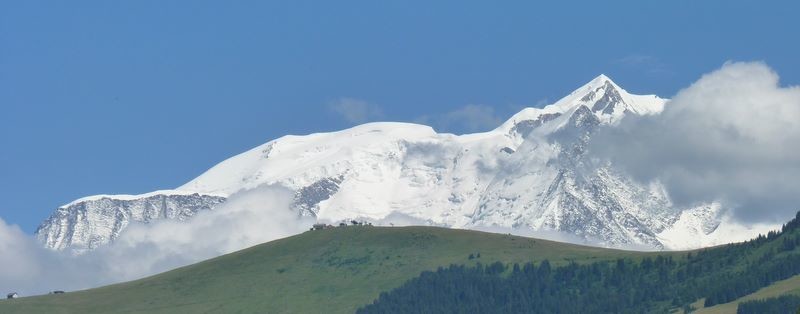 Objectif en vue depuis Praz-sur-Arly