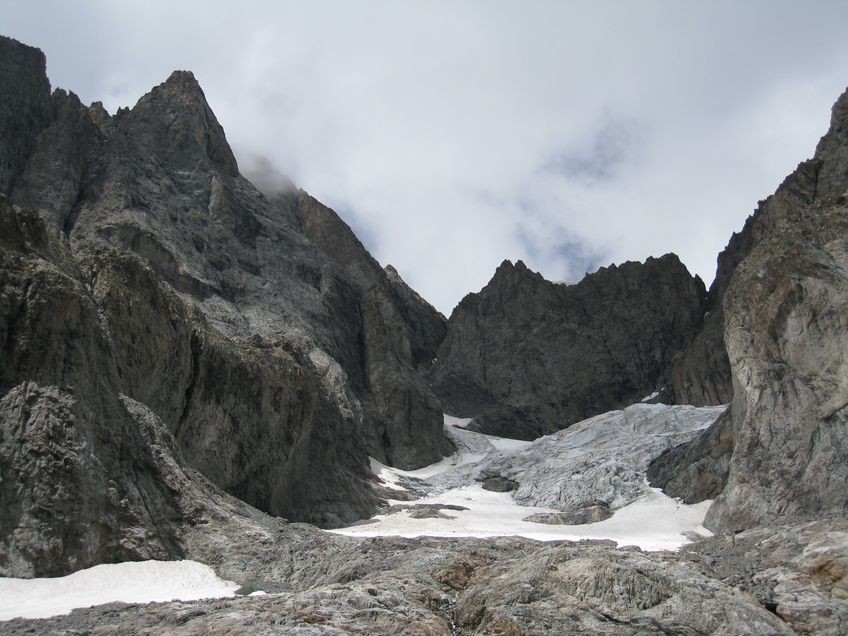 Glacier et Contreforts des Bans, Têtes de la Pilatte