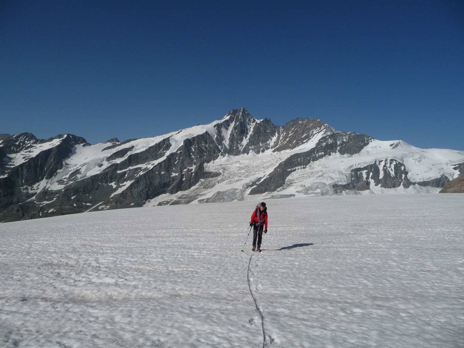sur le glacier