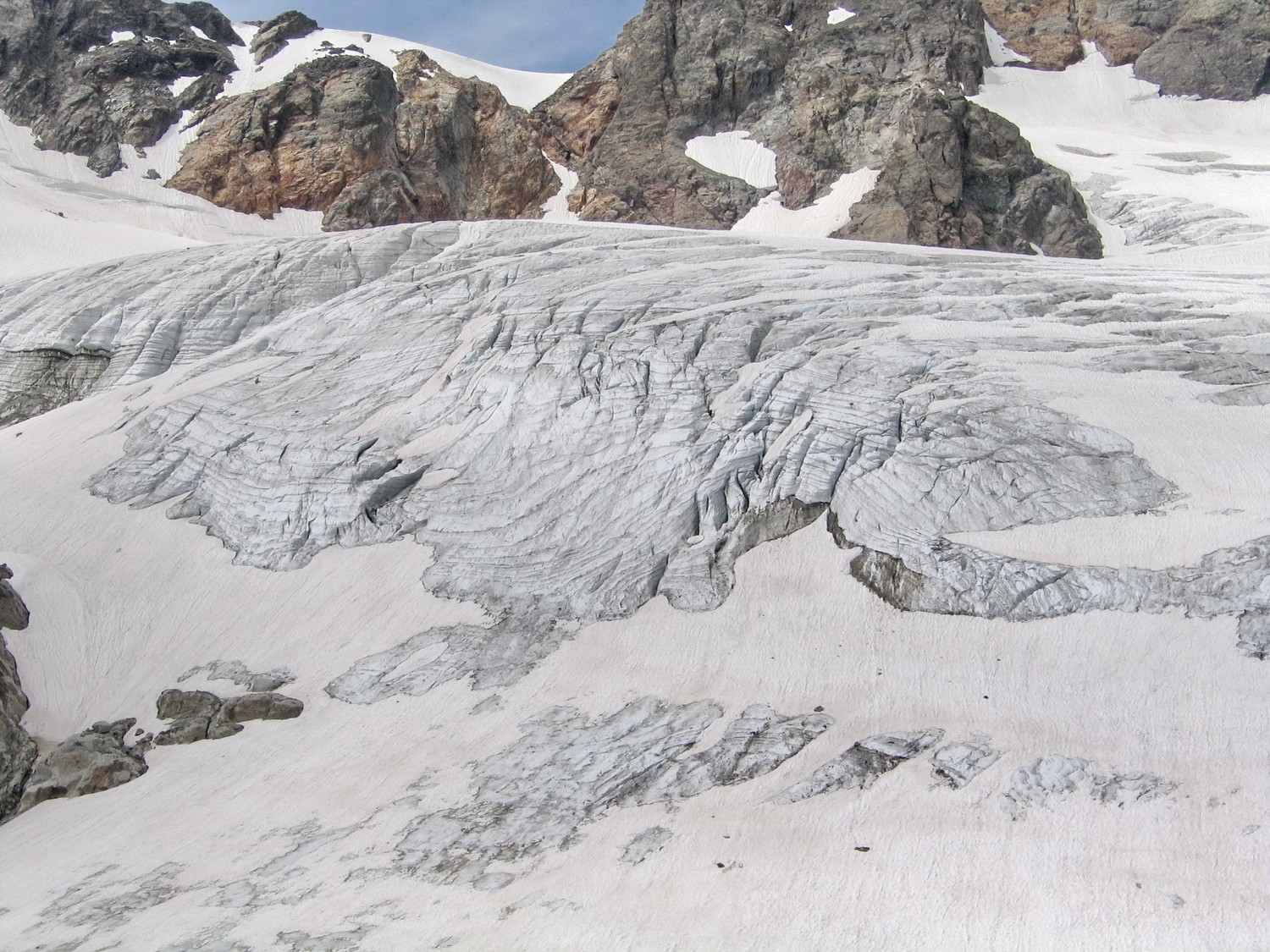 le front du glacier des Malatres