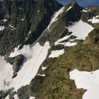 Couloir Maximim depuis l'arête des Papillons