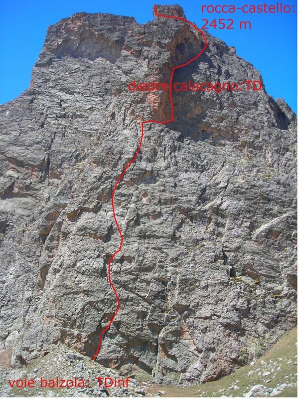 Balzola Calcagno - Tracé