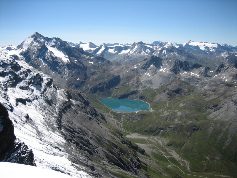 Lac de la Sassière et Tsanteleina