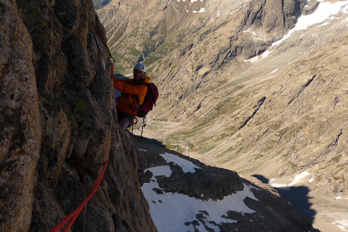 Pointe des Aigles, LA traversée