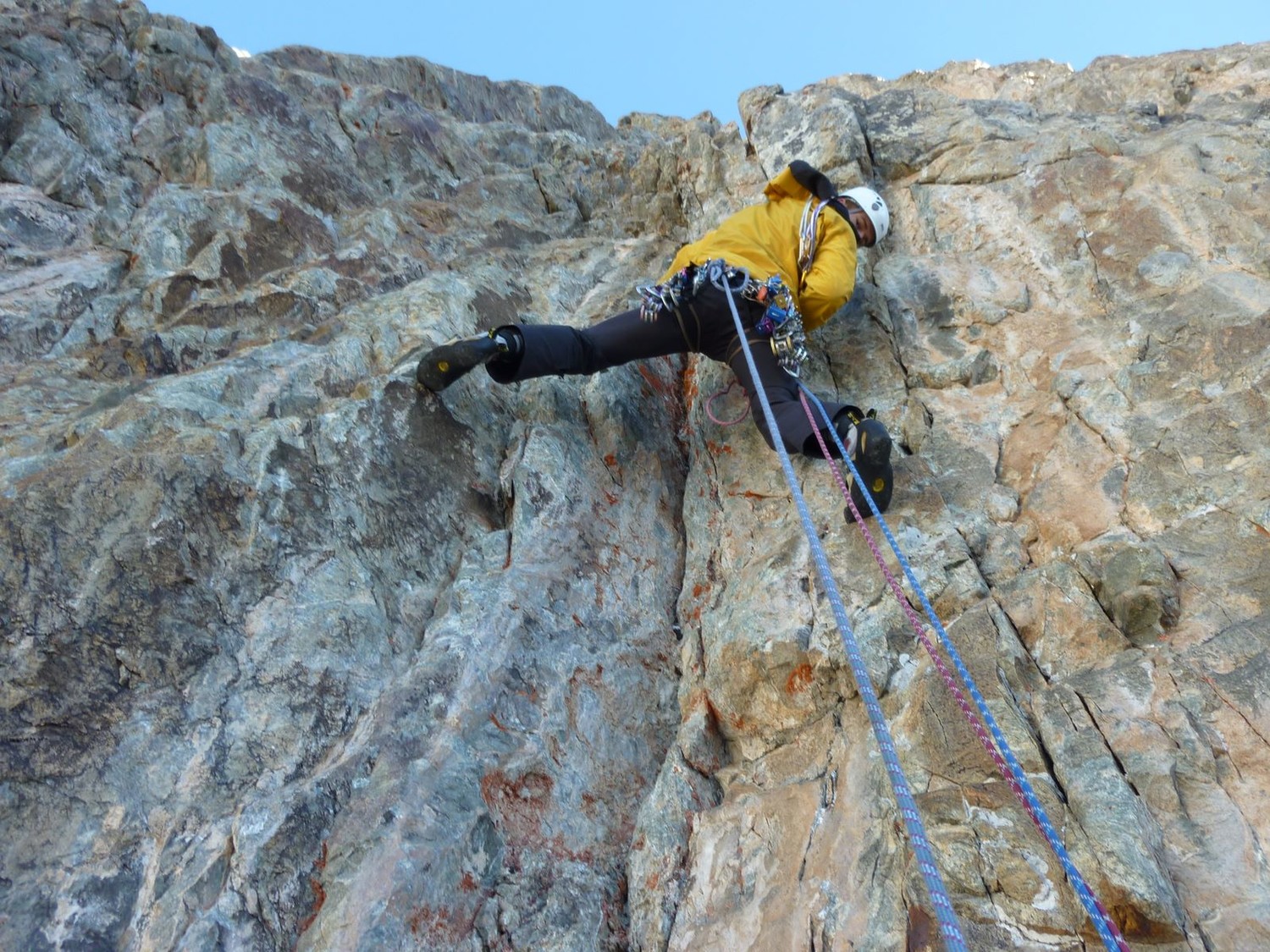 Mitchka : Un des 7a du haut