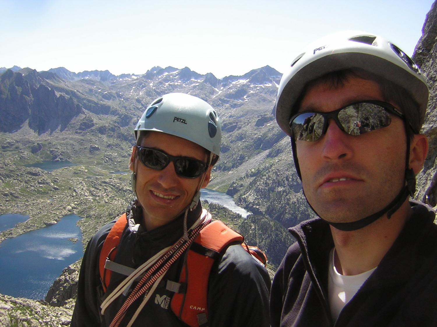 Matthieu et moi avons le sourire... pour quelques instant encore.