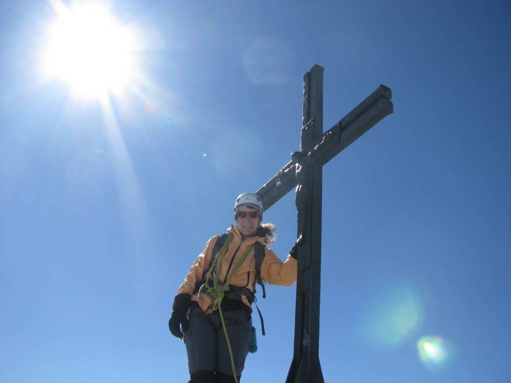 Allain, croix sommitale et moi!