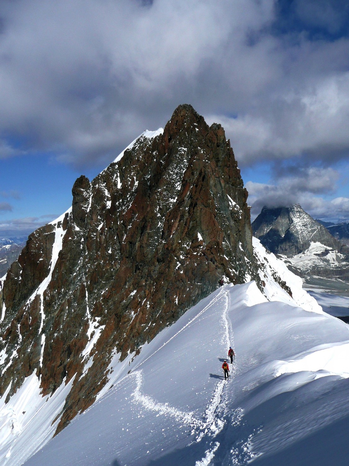 Ressaut du Breithorn Central