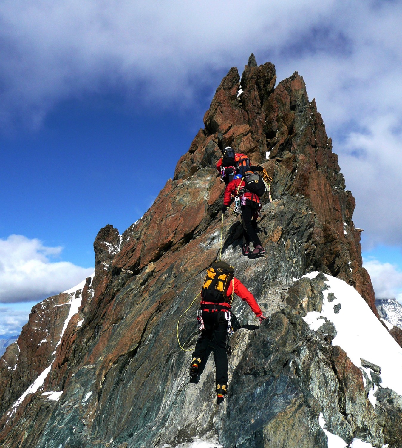 Ressaut du Breithorn Central