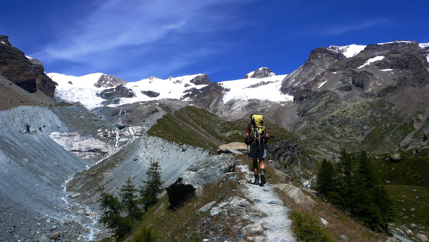 Montée au refuge Lambronecca
